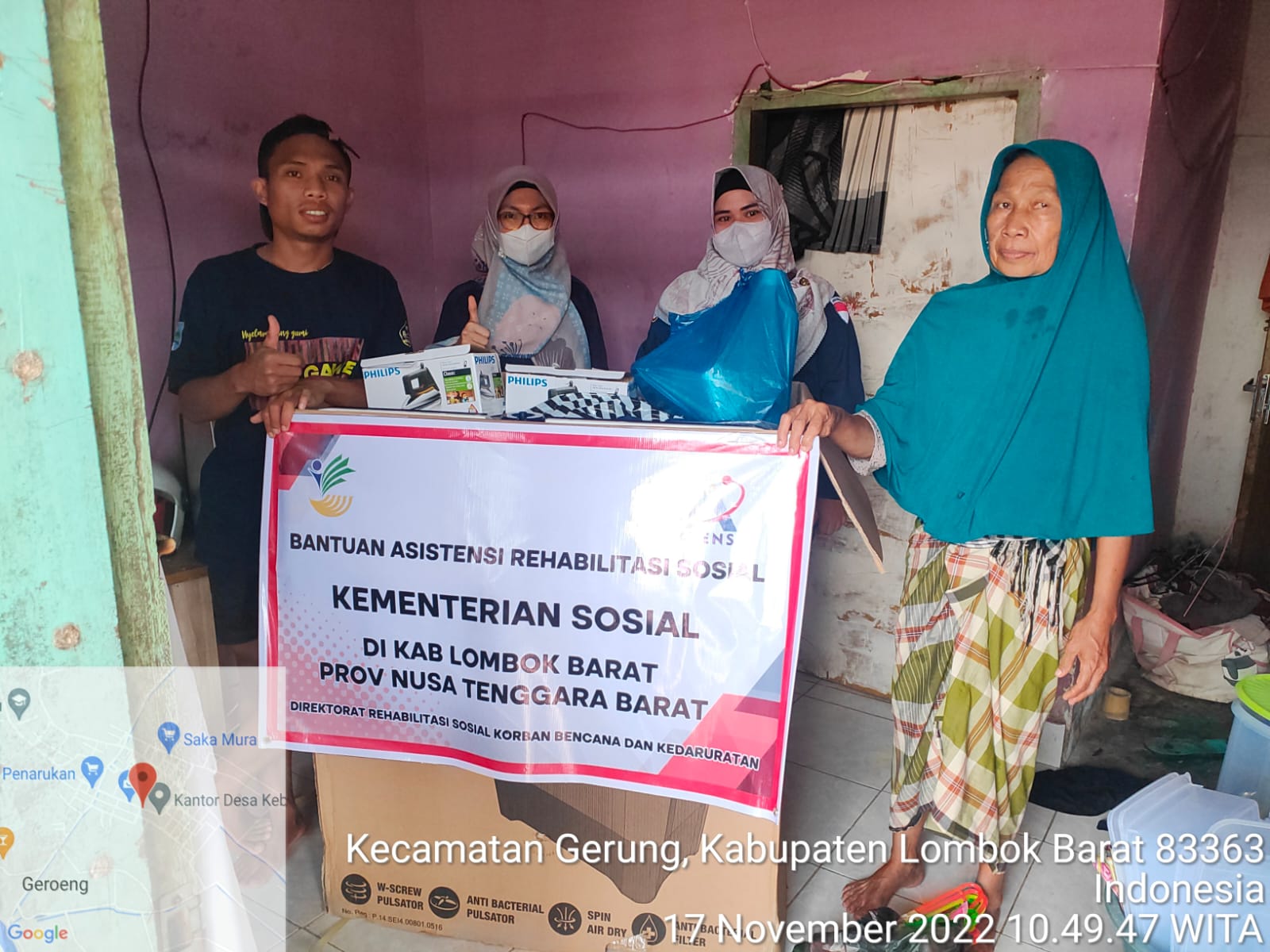 BP3MI NTB DAN KEMENTRIAN SOSIAL BERIKAN BANTUAN KEPADA 35 ORANG PMI PURNA