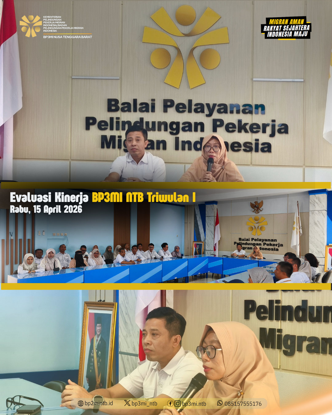 BP3MI NTB laksanakan Evaluasi Kinerja Triwulan I 2026