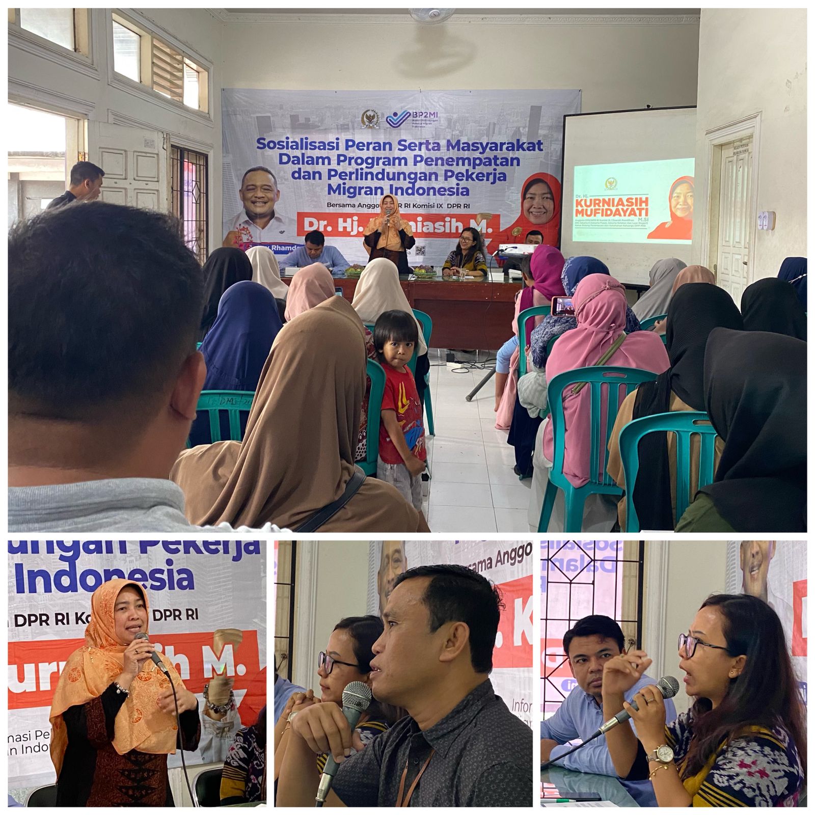Komisi IX DPR RI dengan BP2MI Sosialisasikan Migrasi Aman di Kabupaten Lombok Tengah dan Lombok Timur 