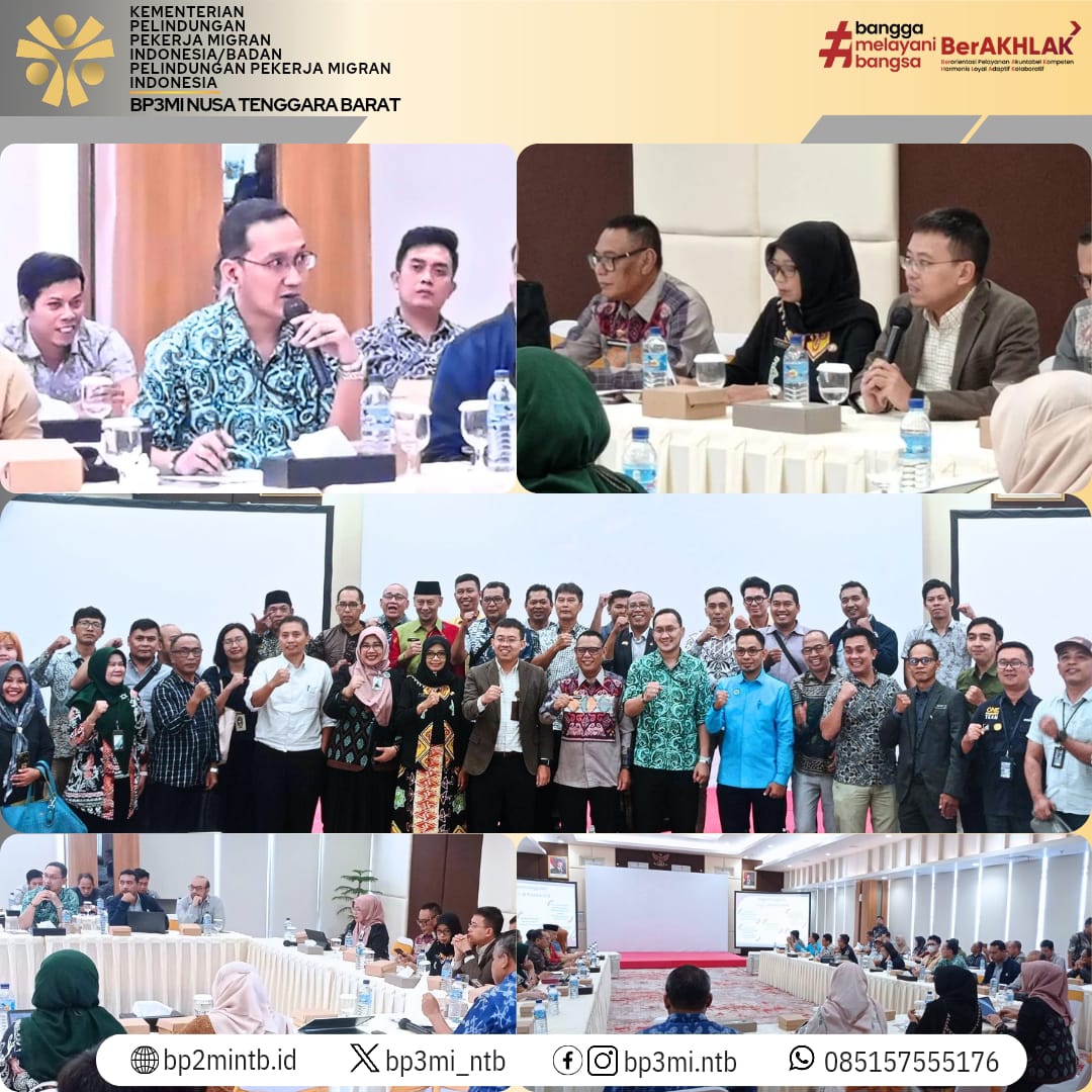 Penuhi Undangan Disnakertrans, BP3MI NTB Sampaikan Mekanisme Biaya Penempatan bagi PMI