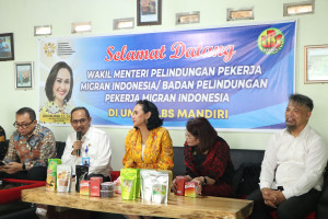 Wamen Christina : Sentra Usaha Serbat Jahe LBS Mandiri Adalah Prospek Ekonomi Bagi Purna Pekerja Migran