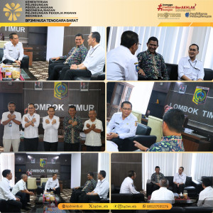 BP3MI NTB Dampingi Dirjen Pelindungan Bertemu Wakil Bupati Lombok Timur Bahas Pelindungan PMI asal Lombok Timur